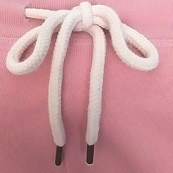 Tie-Dyed Mauve Sweatpants with Drawstring cord (no elastic) with Cuffs W 12-14 - Picture 5 of 8